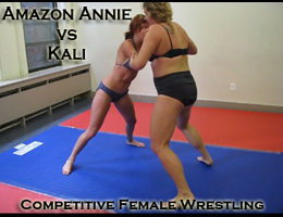 Amazon Annie vs Kali: Female Submission Wrestling