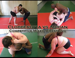Clobberetta vs Adrian Mixed Wrestling