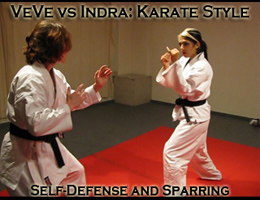 VeVe and Indra Karate Style