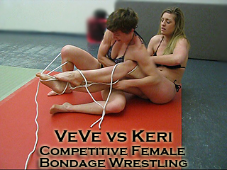VeVe Lane vs Keri: Bondage Wrestling