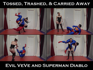 veve dominates superman