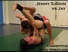 Jenny vs Jay: Competitive Mixed Wrestling