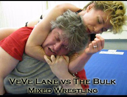 VeVe Lane vs the Bulk: Mixed Wrestling