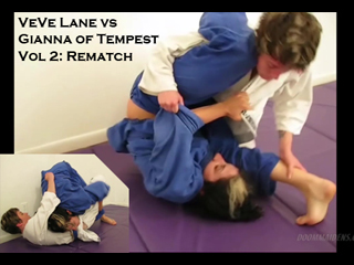 VeVe vs Gianna of Tempest, Competitive female submission wrestling video