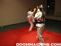 VeVe Lane and Indra: Karate Style