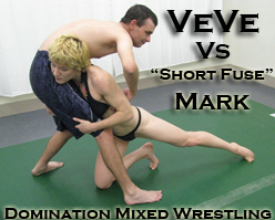 VeVe vs Mark: Domination Mixed Wrestling